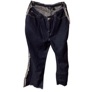 A) The Blues cute hip women's jeans size 12 blue